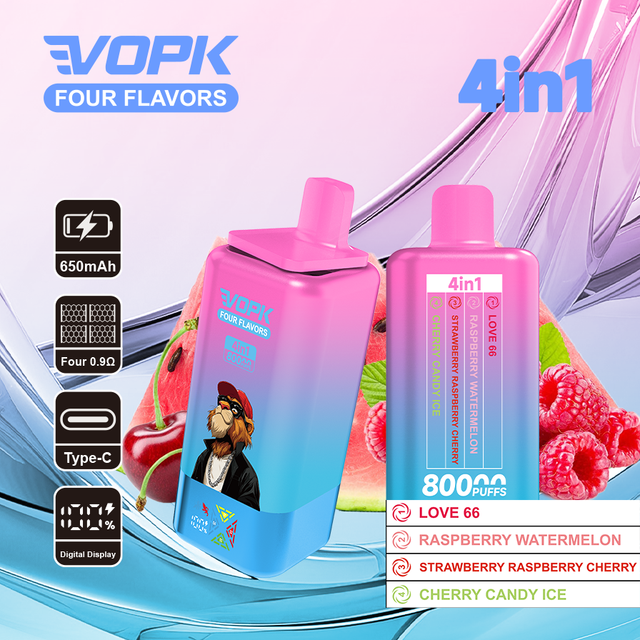 VOPK Four flavors 80000puffs Vape - Image 7