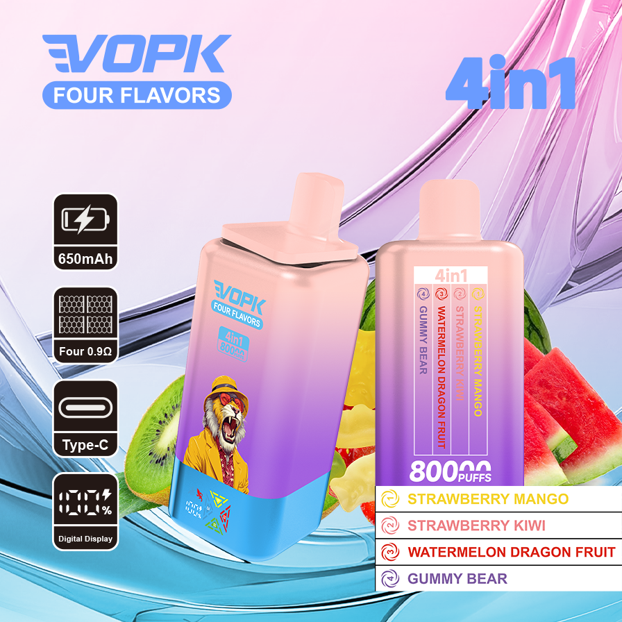 VOPK Four flavors 80000puffs Vape - Image 8