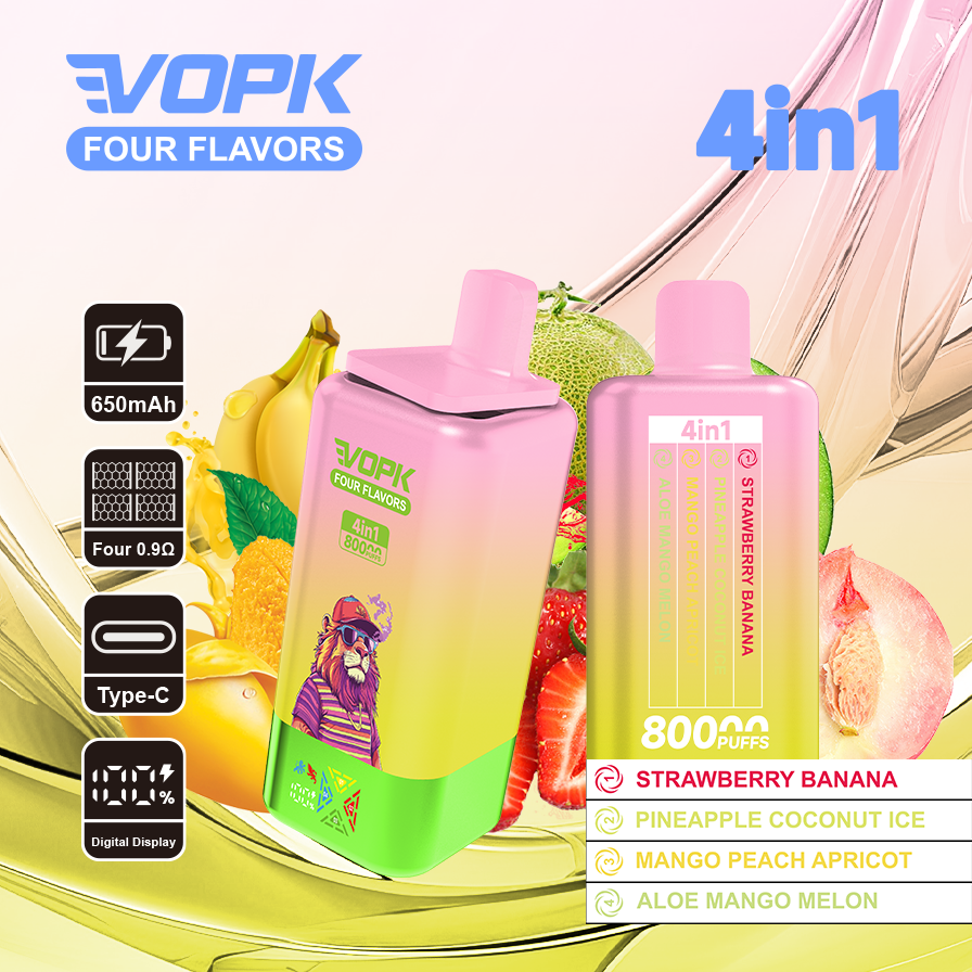 VOPK Four flavors 80000puffs Vape - Image 10