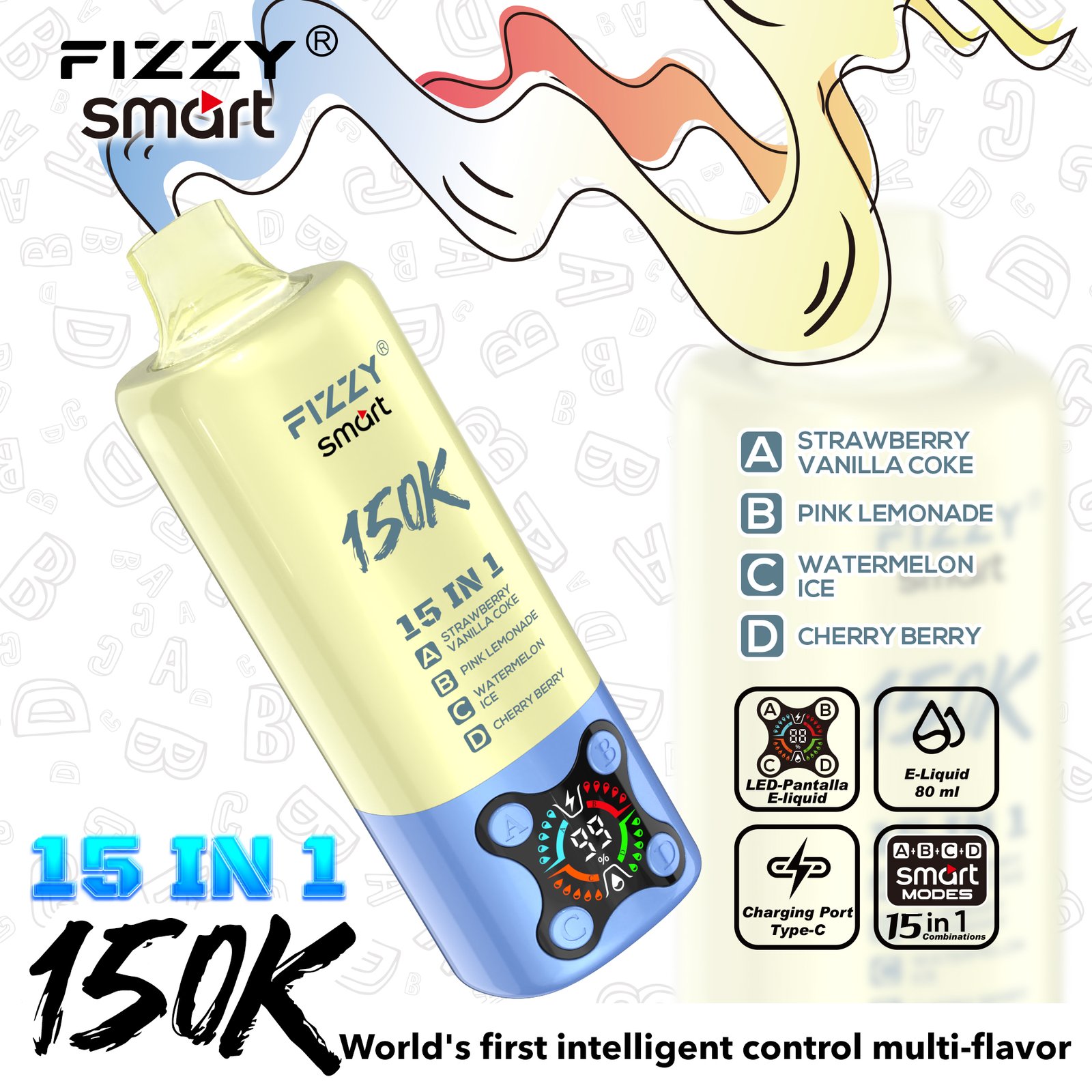 SMART 15IN1-150000 PUFFS Vape - Image 14
